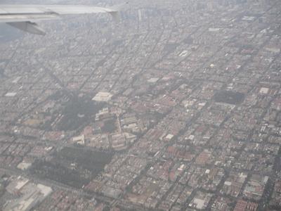 La Majestuosa desde el avión