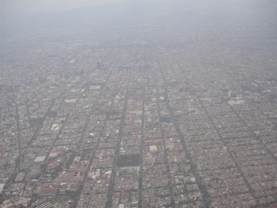 La Majestuosa desde el avión