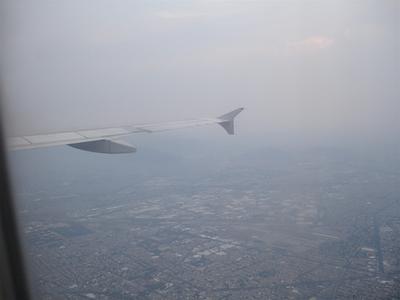 La Majestuosa desde el avión