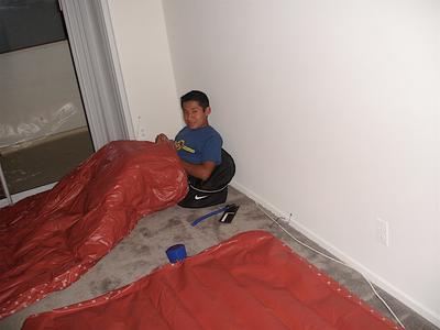 Inflando las camas