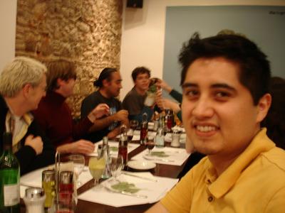 Günther, Aaron, yo, Marek y Víctor