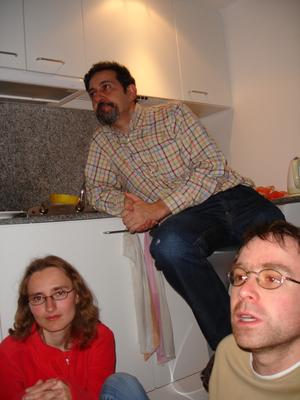 Eva, Paco y Axel
