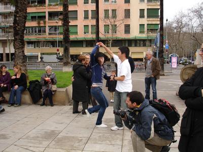 Eddie bailando swing
