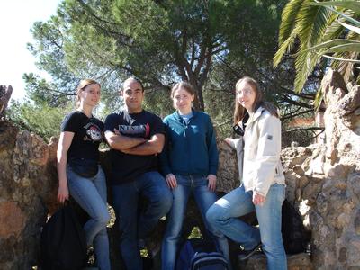 Birgit, yo, Silke e Ina