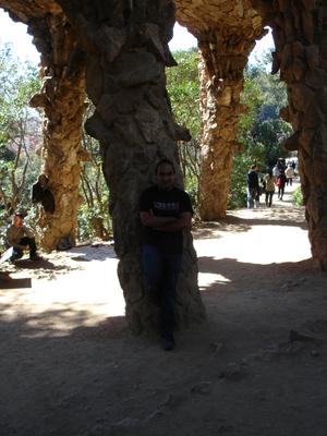 Yo en el Parc Güell