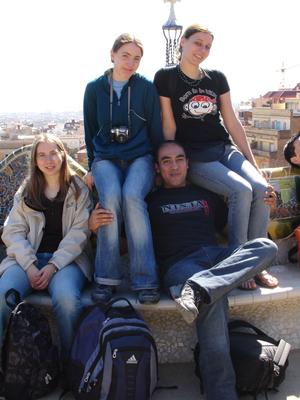 Ina, Silke, Birgit y yo