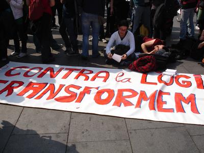 La manifestación
