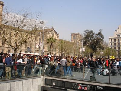 La manifestación
