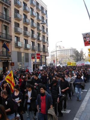 La manifestación