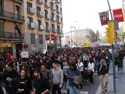 La manifestación