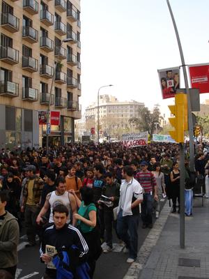 La manifestación