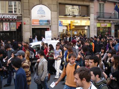 La manifestación
