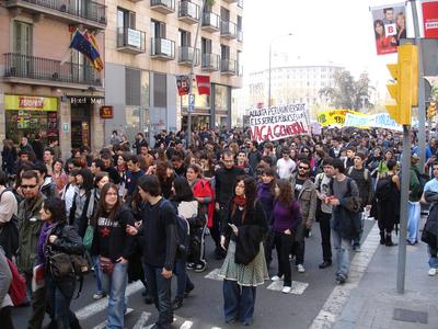 La manifestación
