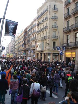 La manifestación