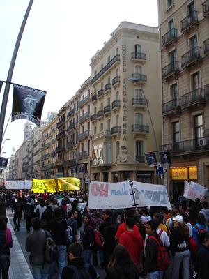 La manifestación