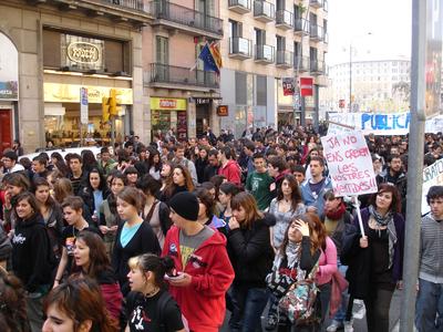 La manifestación