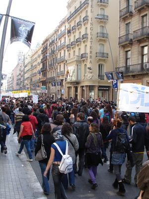 La manifestación