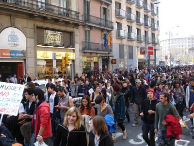 La manifestación