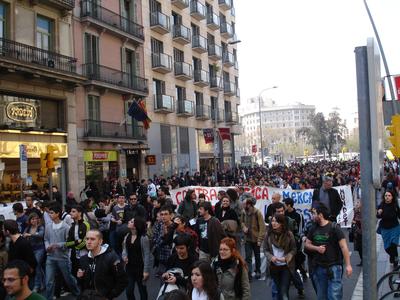 La manifestación