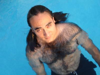 Yo en la alberca