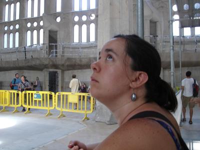 Isabel en la Sagrada Familia