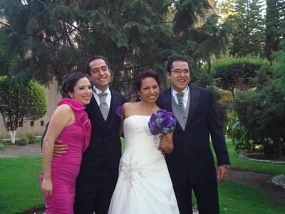 Mina, Juan, Érika y Fede