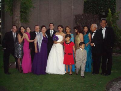 Los novios y sus familias