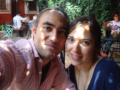 Mina y yo en La Pause