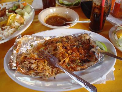 Pescado zarandeado