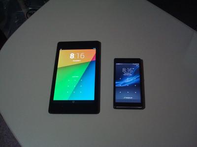 Nexus 7 y Sony Xperia SP