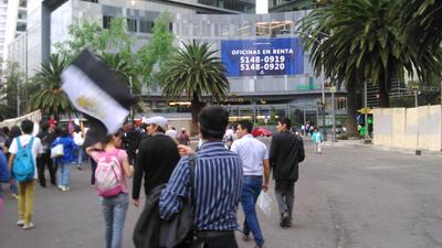 En la marcha
