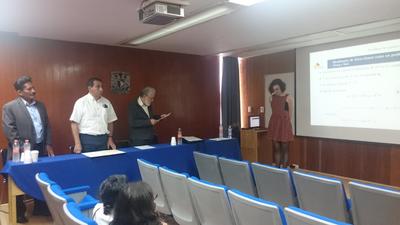 Gilberto leyendo el acta
