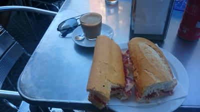 Bocadillo de jamón serrano