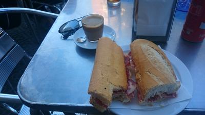 Bocadillo de jamón serrano