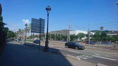 Caminando en Barcelona