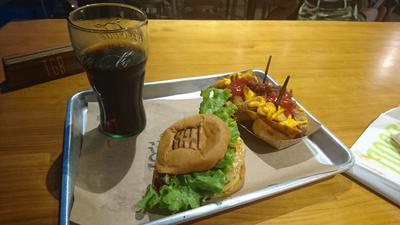 Una hamburguesa