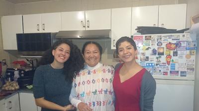 Jimena, Valeria y mi mamá