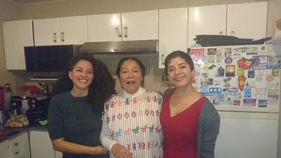 Jimena, Valeria y mi mamá