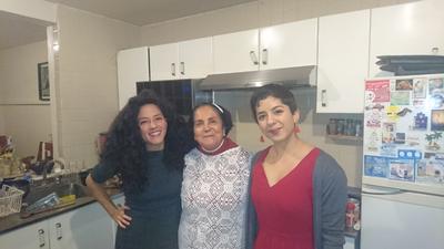 Jimena, Valeria y mi tía Tina