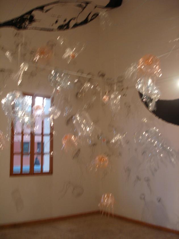 Medusas de plástico