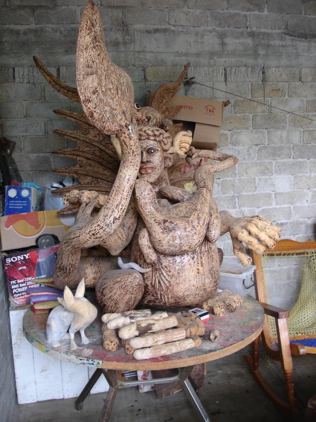 Alebrije sin terminar