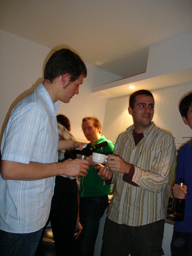 Matthias, Fred y Bernardo