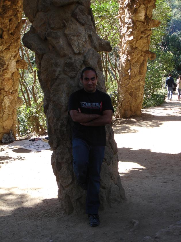 Yo en el Parc Güell