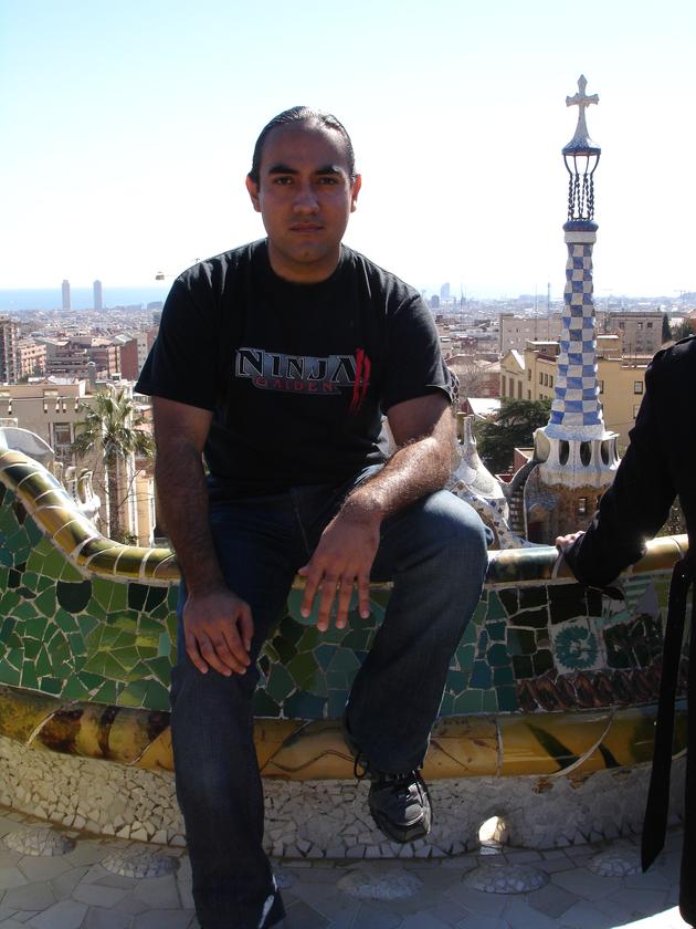 Yo en el Parc Güell