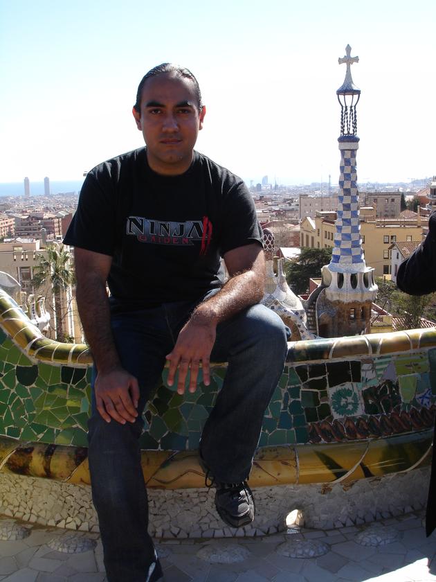 Yo en el Parc Güell