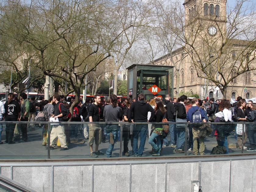 La manifestación