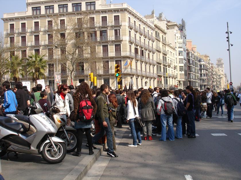 La manifestación