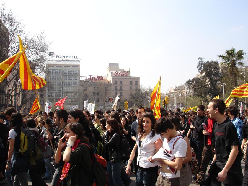 La manifestación