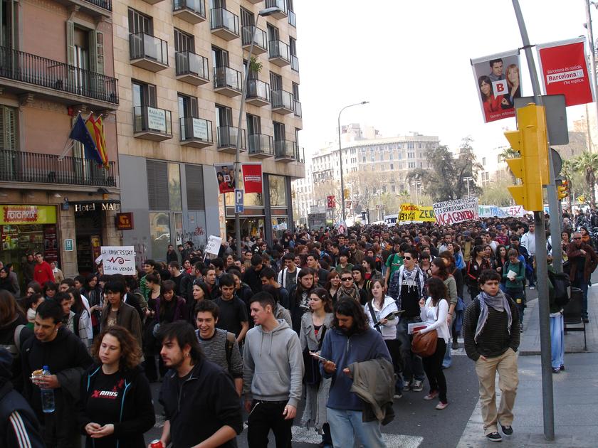 La manifestación