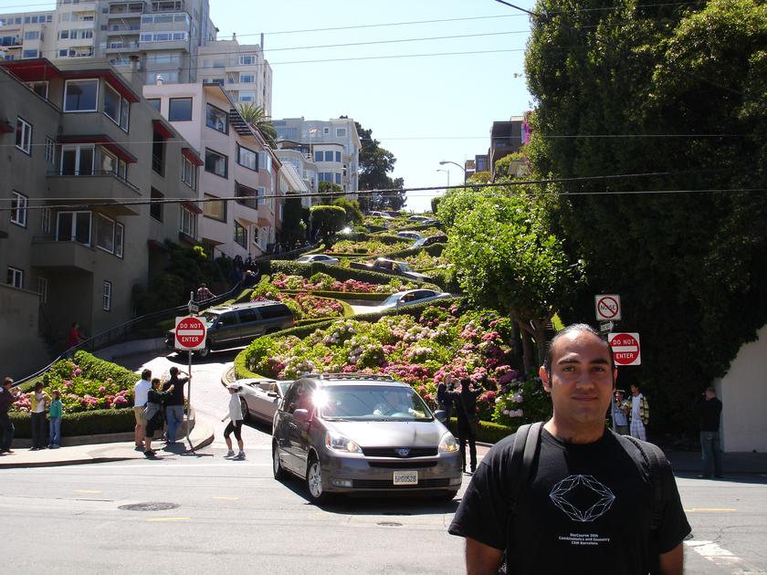 Yo en Lombard Street